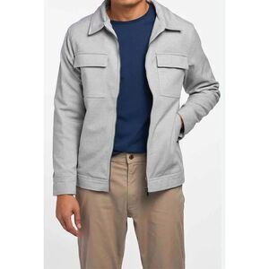 Belforte Black NWT light grey Adrian Jacket Bomper sz S